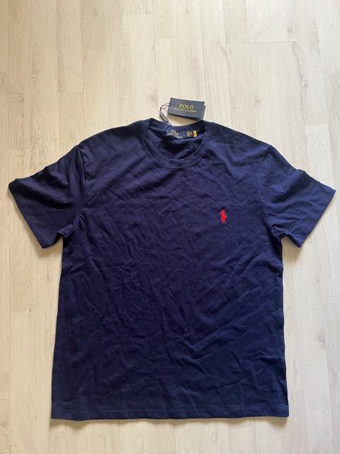 Polo Ralph Lauren T-Shirt dunkelblau mit rotem Logo