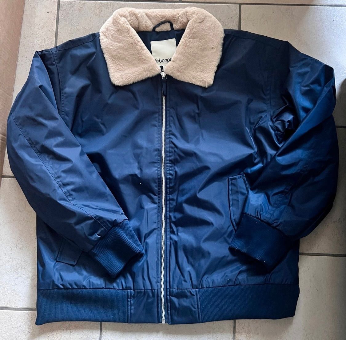 Bonprix Winterjacke Größe 48 Neu Blau  Size 48