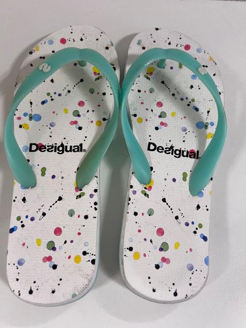 Desigual Desigual Flip Flops weiß blau Gr. 37 Size 37