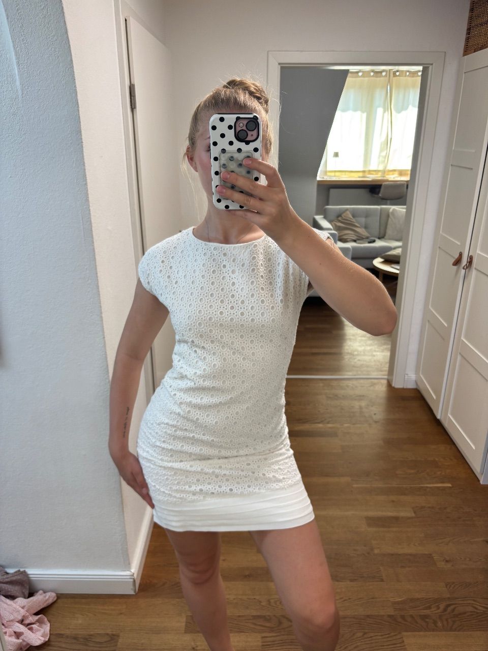 Nissa Sommerkleid schick weiß  Size L