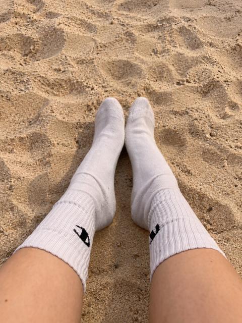 Getragene Socken (vakuumiert)