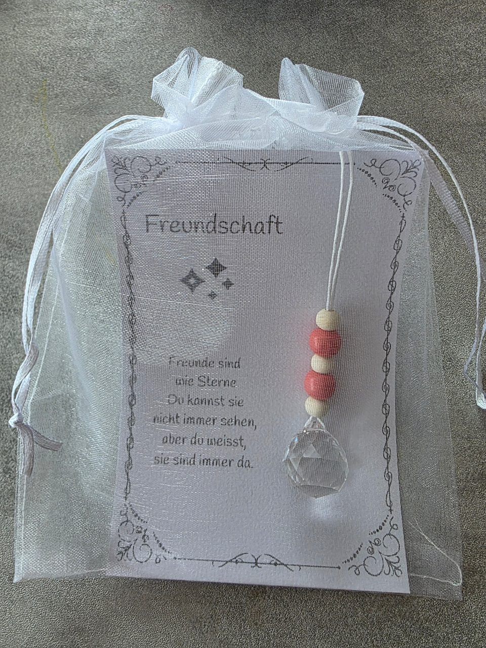 Handmade  Sonnenfänger Freundschaft 