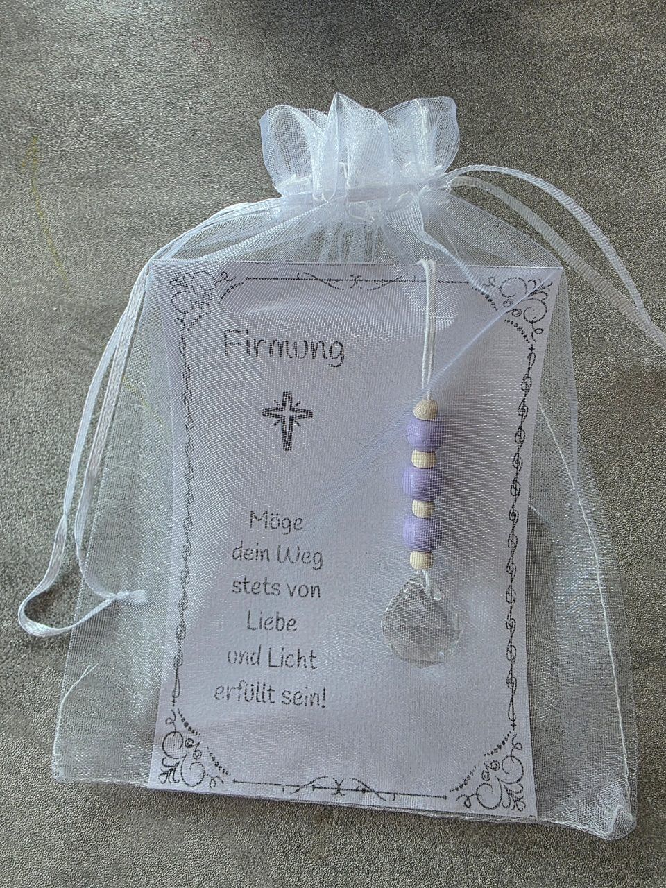 Handmade  Sonnenfänger Firmung 
