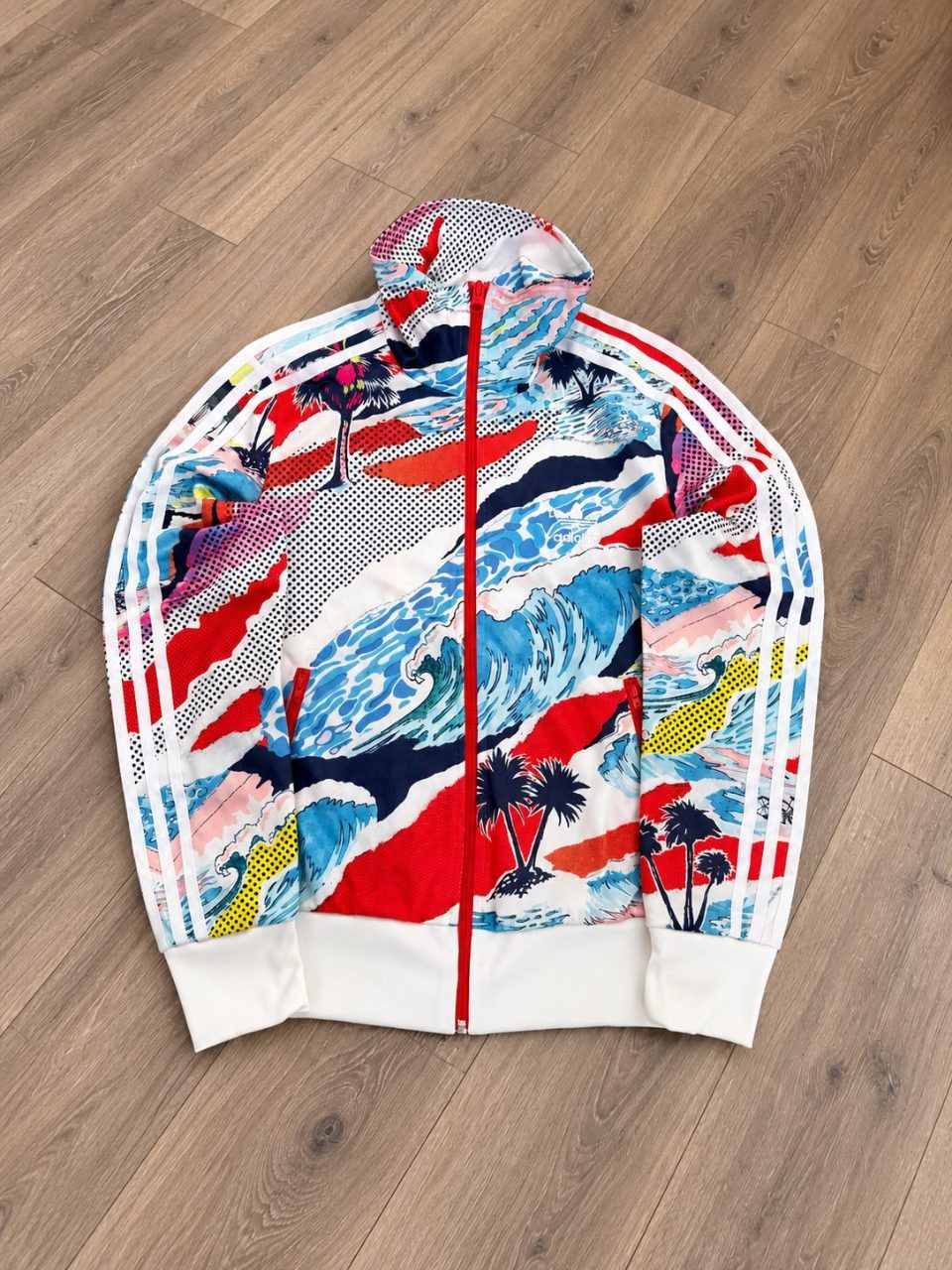 Adidas Adidas Firebird Tropical Print Trainingsjacke in S Size S