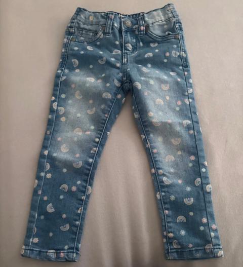 Infinity Kids Jeans mit Regenbogen Motiv Size 98