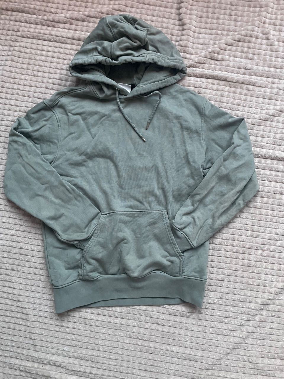 H&M H&M Essentials Kapuzenpullover Salbeigrün Regular Fit Size M