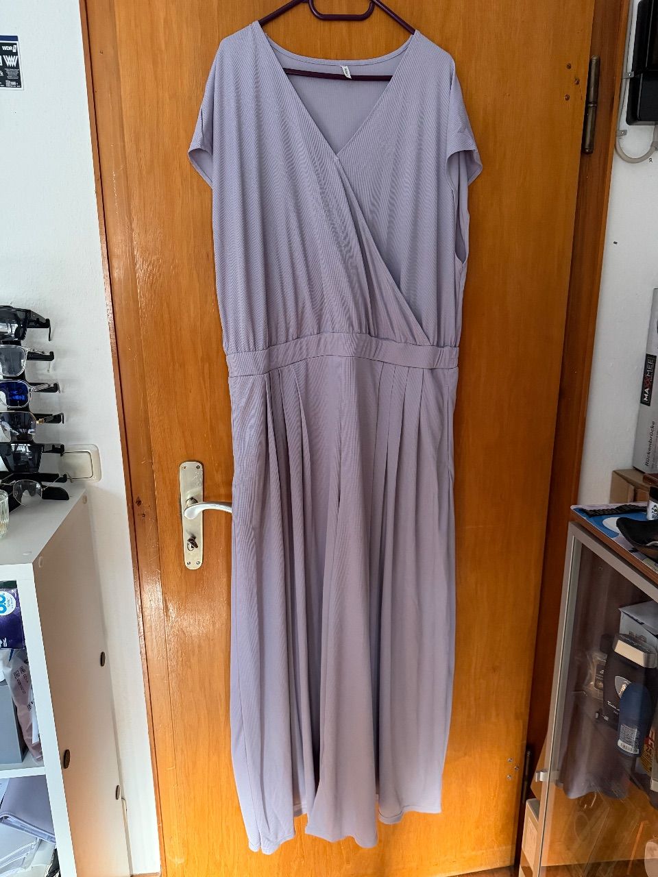 Halara Halara Jumpsuit Flieder / Hellviolett – Gr. 50 (4XL) mit Taschen 💜 Size XXXL