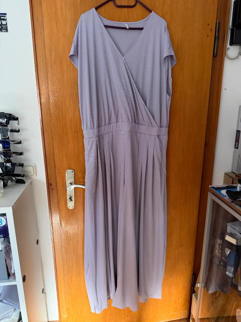 Halara Halara Jumpsuit Flieder / Hellviolett – Gr. 50 (4XL) mit Taschen 💜 Size XXXL