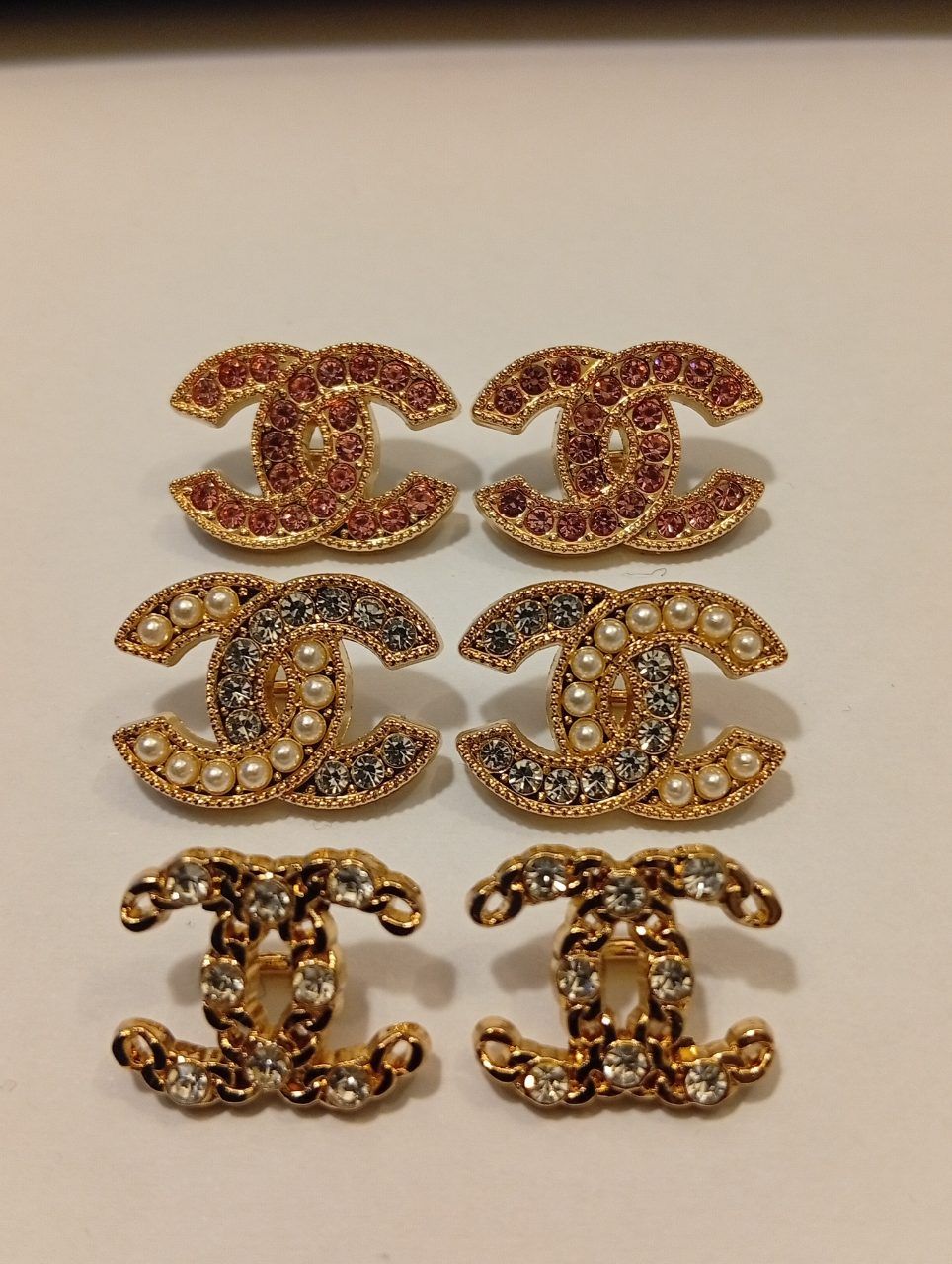 Chanel  Original Chanel Knöpfe 6 Stück SetVintage gestempelt 