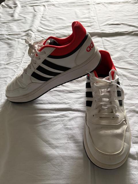 Adidas Adidas Sneakers Turnschuhe Weiß Rot Schwarz Gr 39 1/3 US 6.5 Size 39