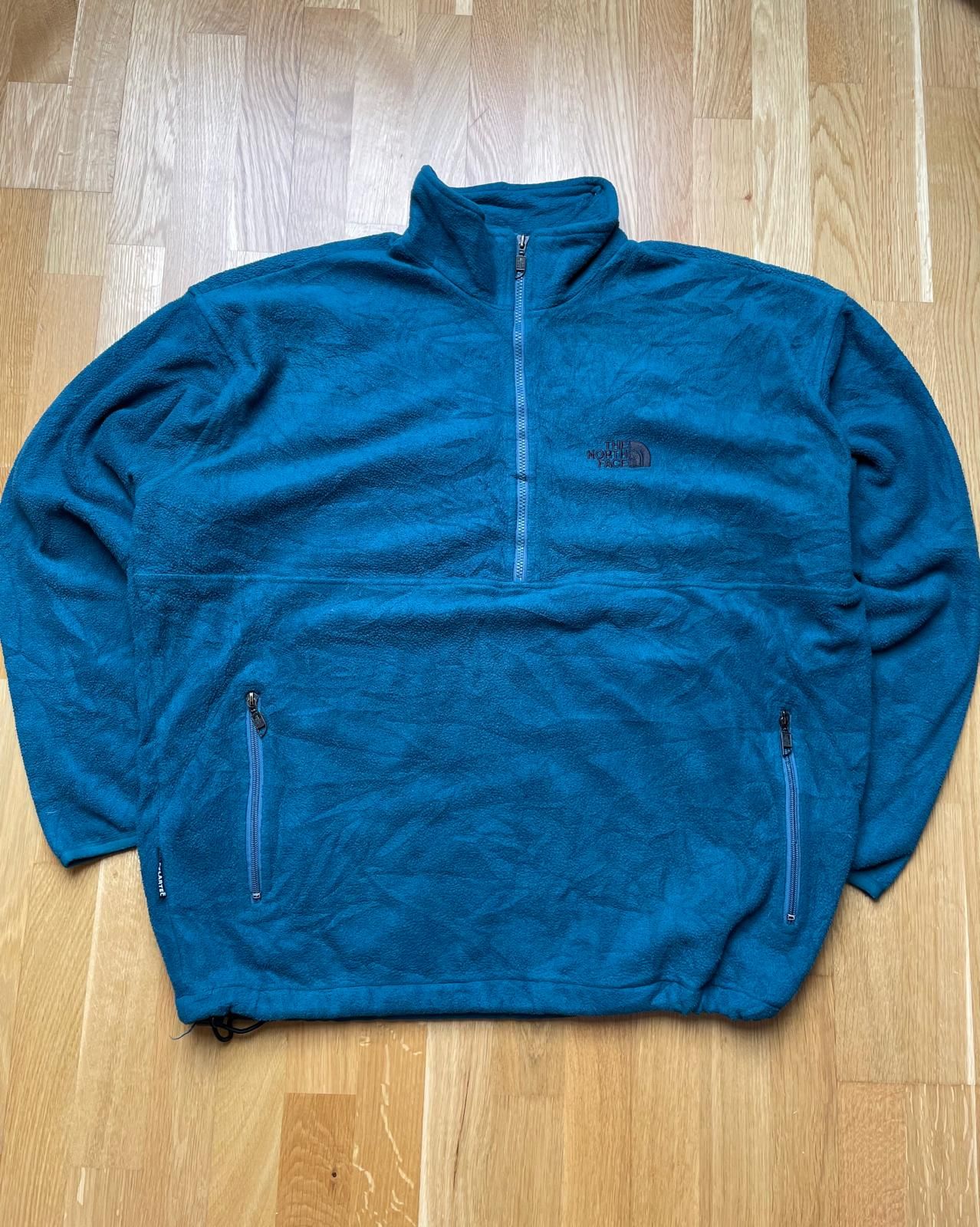 The North Face  The North Face Fleece Pullover 1/4 Zip – Petrol/Türkis, Gr. XXL (Herren) Size XXL
