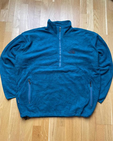 The North Face The North Face Fleece Pullover 1/4 Zip – Petrol/Türkis, Gr. XXL (Herren) Size XXL