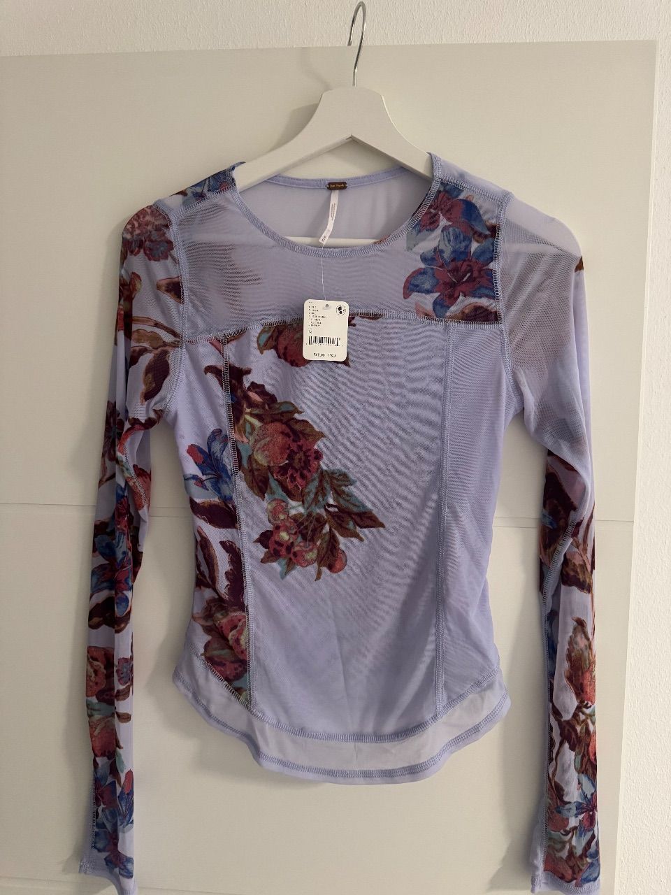 Free People  Free People mesh Oberteil Flieder Grösse M Size M