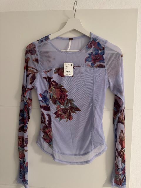 Free People Free People mesh Oberteil Flieder Grösse M Size M