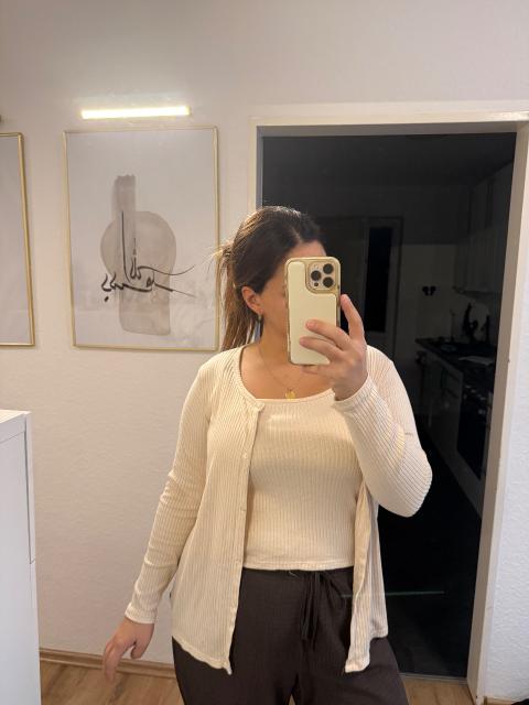 Sylvie Meis Zweiteiler Oberteil und Cardigan Size L