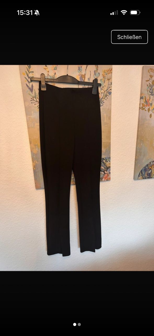 Schlaghose mit Schlitz  Size S