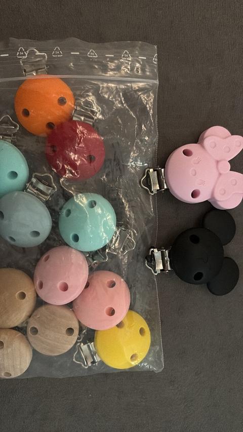 Ohne Marke Schnullerketten Clips