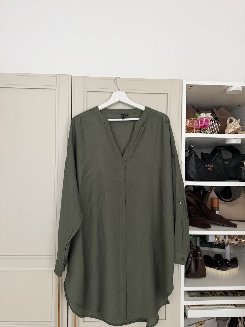 Vero Moda Dunkelgrünes Hemd | Vero Moda | Gr. M Size M