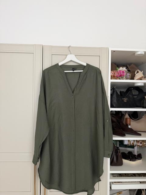 Vero Moda Dunkelgrünes Hemd | Vero Moda | Gr. M Size M