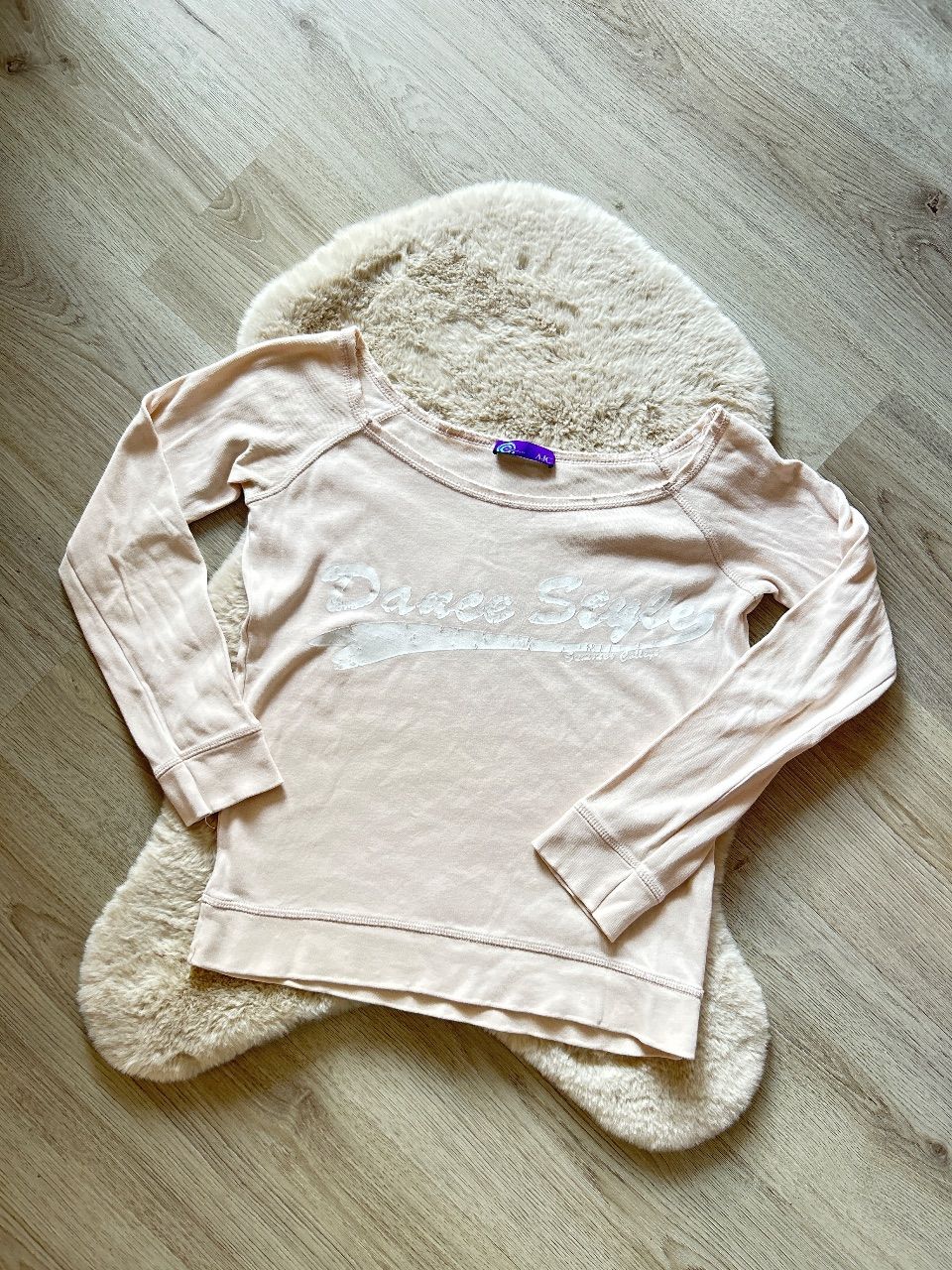 AJC Off Shoulder y2k Shirt rosa  Size S