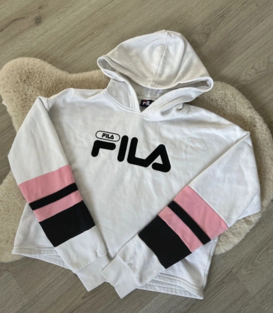Fila Fila Sweater Sweatshirt Damen Hoodie Crop Gym Pulli Pullover  Size S