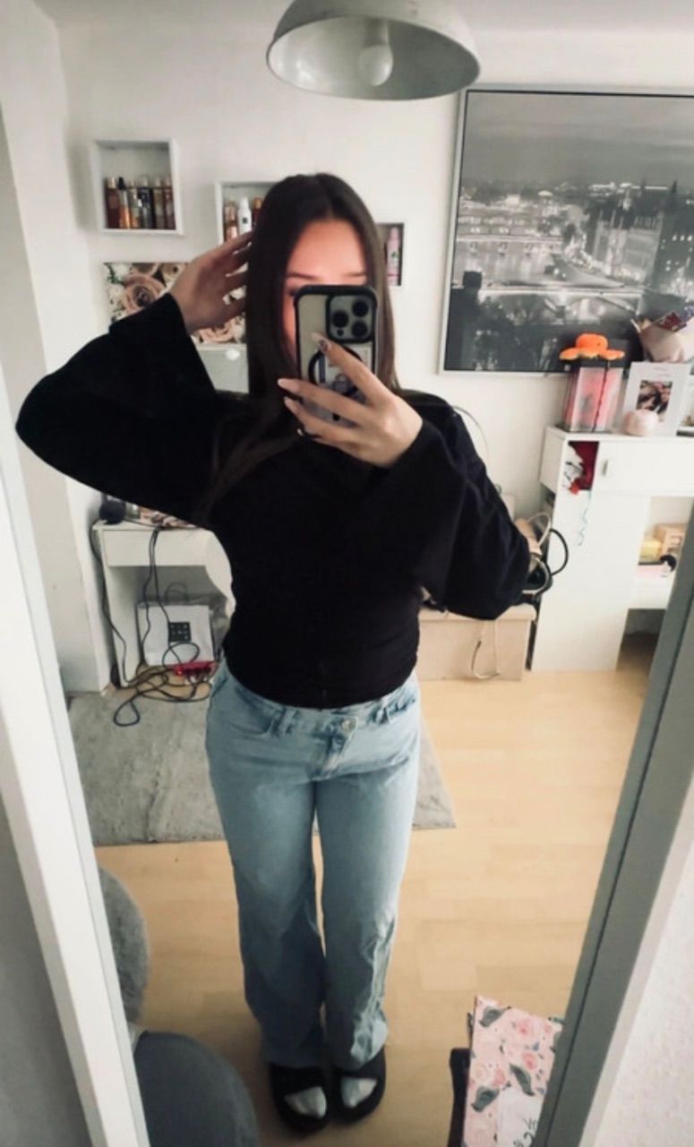 Stradivarius  Stradivarius Jeans / Denim Hose | Hellblau | Gerader Schnitt / Wide Leg | Gr. 36 Size S