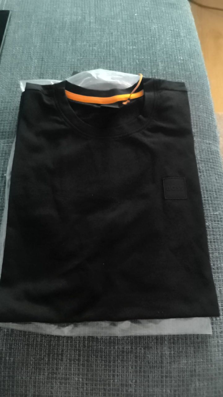 Hugo Boss Hugo Boss Herren T-Shirt Schwarz Logo Größe XXL Neu mit Etikett Size XXL