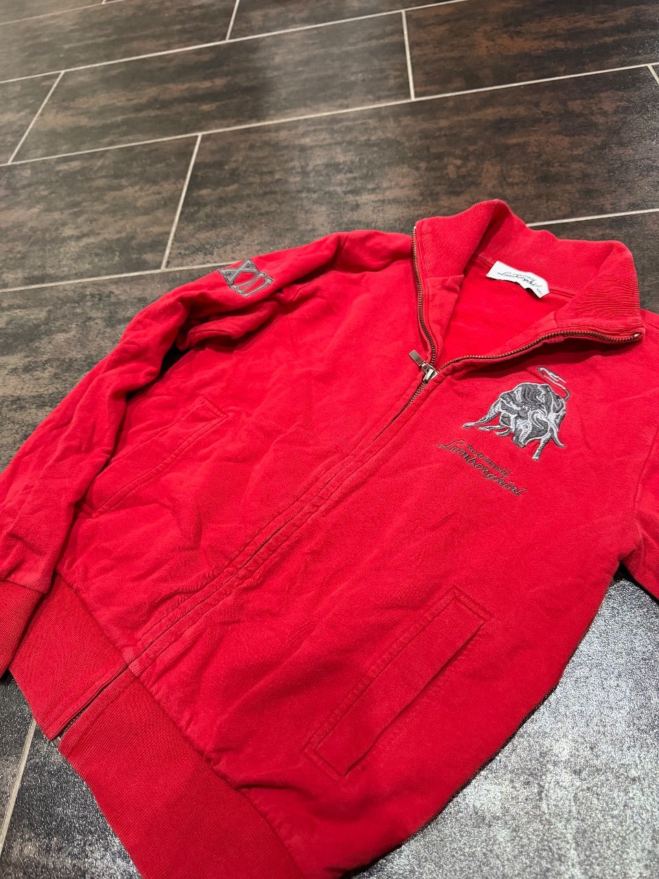 Lamborghini  Rote Lamborghini zipper  Size XS