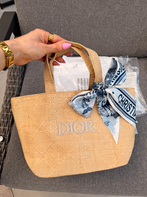 Dior Dior Bast Kosmetiktasche mit Tuch Neu