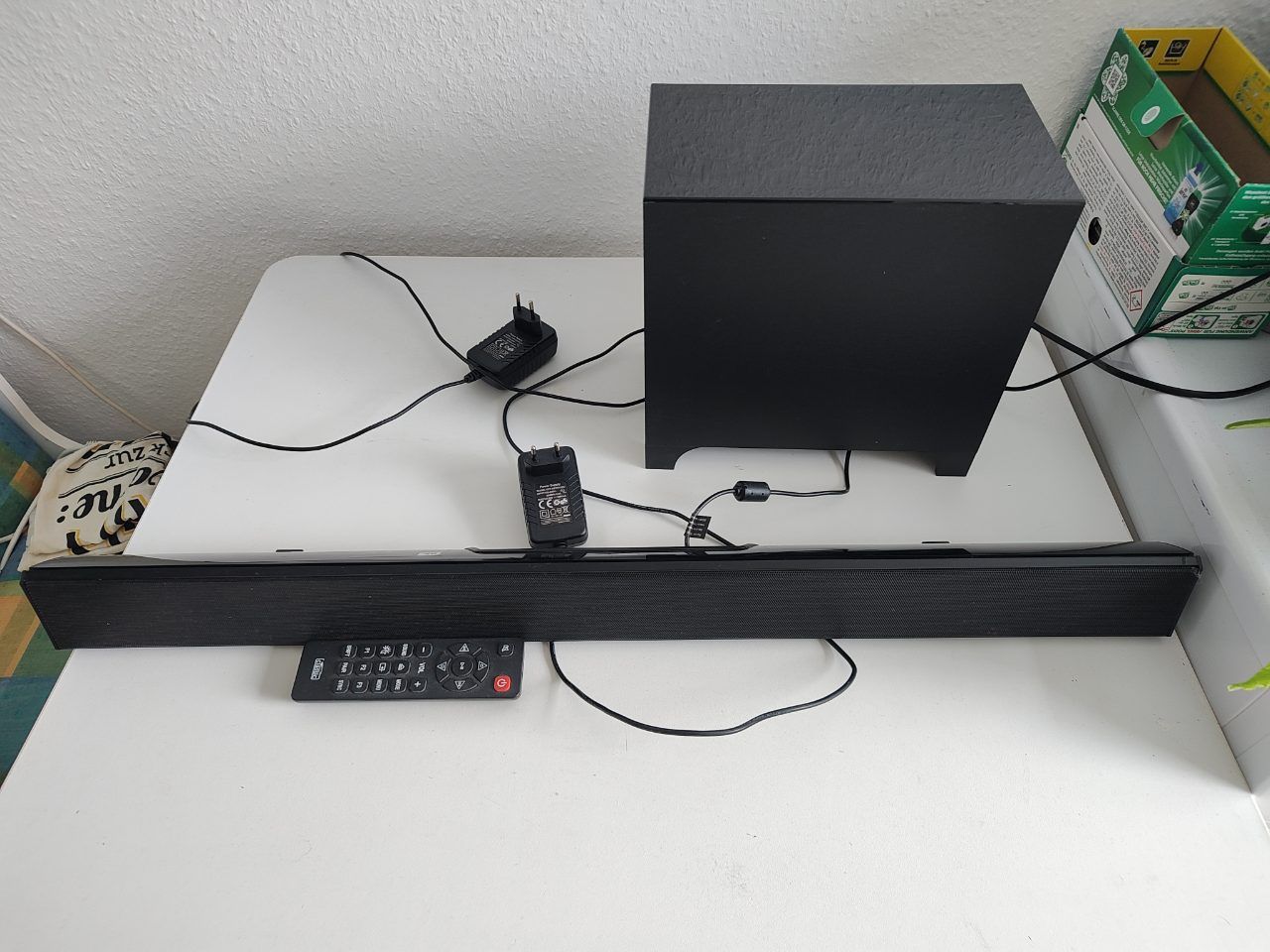 ok ok. 2.1 Soundbar- & Subwoofer-Systems