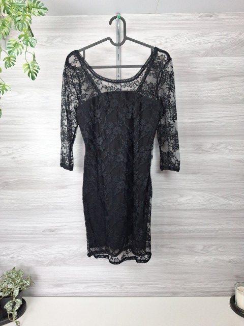 Spitzenkleid Abendkleid Partykleid Minikleid Carmen Off Shoulder 36