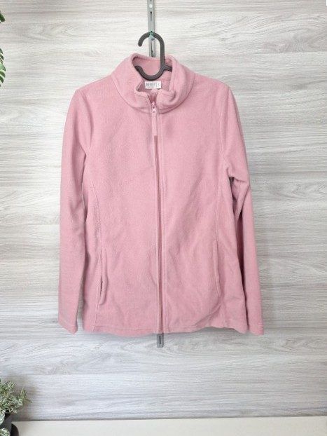 Infinity Infinity Fleecejacke Kuscheljacke Sweatjacke Stehkragen Rosa 36 Size S