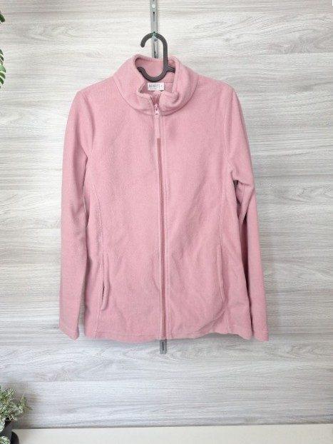 Infinity Infinity Fleecejacke Kuscheljacke Sweatjacke Stehkragen Rosa 36 Size S