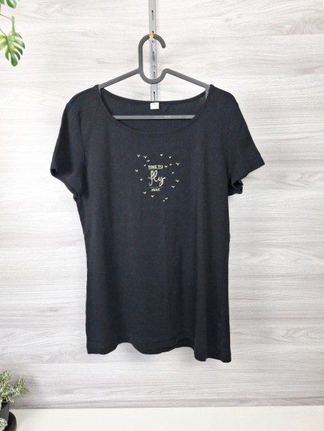 s.Oliver s.Oliver T-Shirt Damenshirt Kurzarmshirt Printshirt Statementshirt Casualshirt 4 Size XL