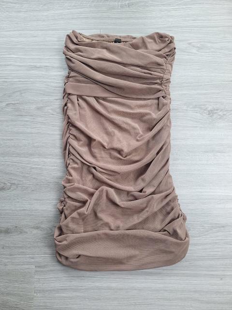 Madonna Madonna Bandeaukleid Minikleid Bodycon Raffungen 38 #C34 Size M