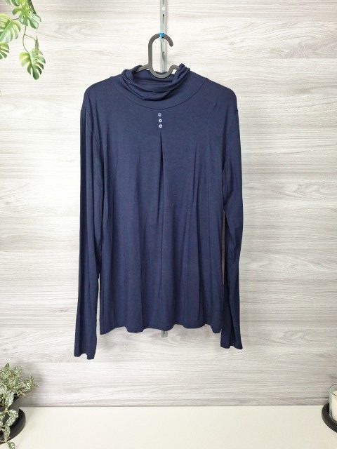 Green Lamb Rollkragenshirt Langarmshirt Rollkragen Knopfleiste 38