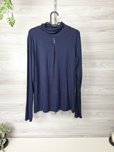 Green Lamb Rollkragenshirt Langarmshirt Rollkragen Knopfleiste 38