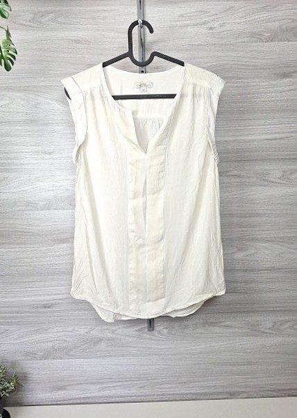 s.Oliver s.Oliver Schlupfbluse Blusentop Sommerbluse ärmellos V-Ausschnitt 34 Size XS