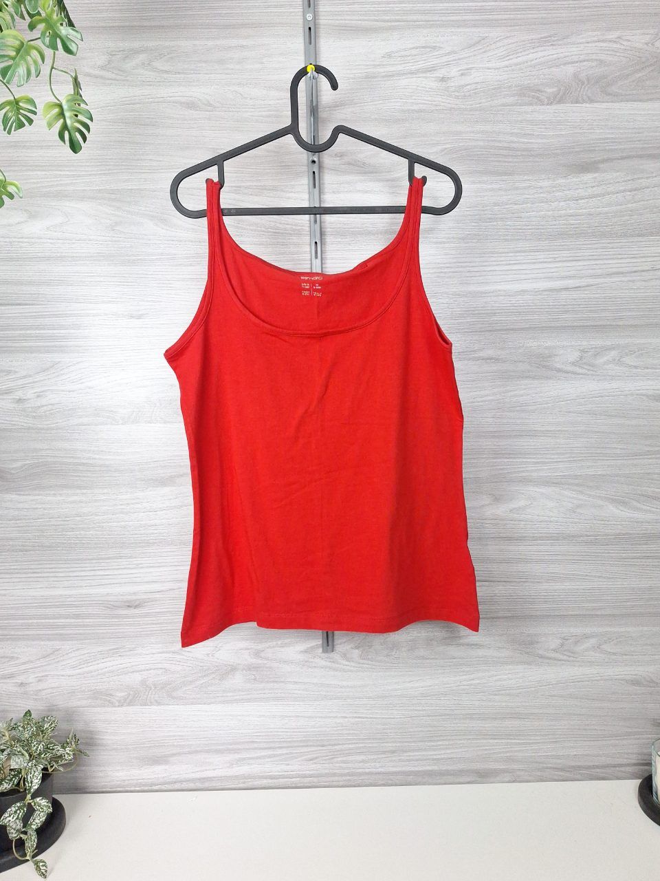 Esmara Esmara Basic Trägertop Tanktop Sommertop 40/42 Rot Size L