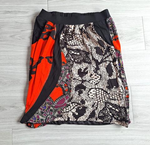 BC BC Minirock Patchworkrock Wickelrock Ethno Boho Mustermix 34 Size XS