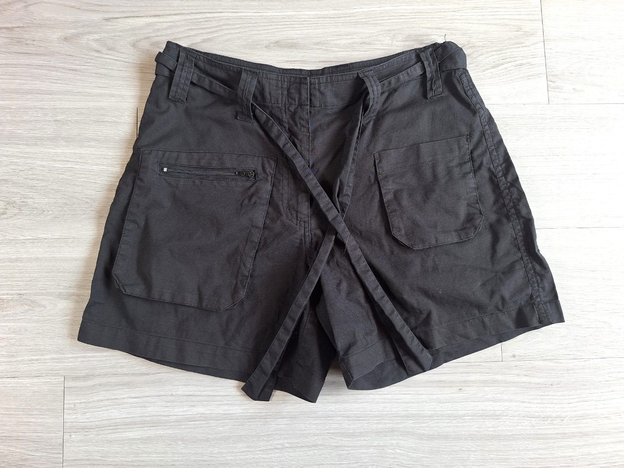 Young Classic Young Classic High Waist Shorts Bermudashorts Cargo Shorts Stoffgürtel 36 #C121 Size S