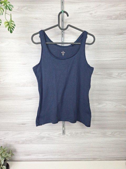 C&A Basics Tanktop Trägertop Achselshirt Baumwolltop Basic Top ärmellos 36