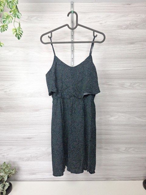 H&M H&M Divided Volantkleid Sommerkleid Trägerkleid Spaghettikleid Punkte 36 Size S