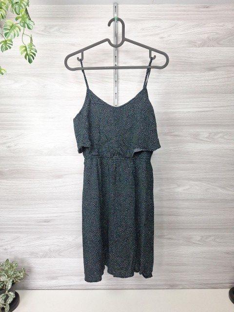 H&M H&M Divided Volantkleid Sommerkleid Trägerkleid Spaghettikleid Punkte 36 Size S