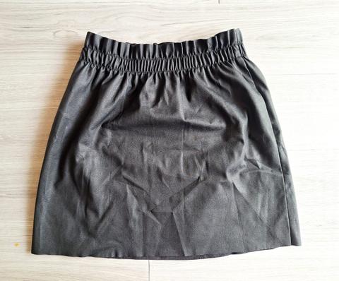 ONLY ONLY Kunstlederrock Minirock Paperbag High Waist 36 Size S