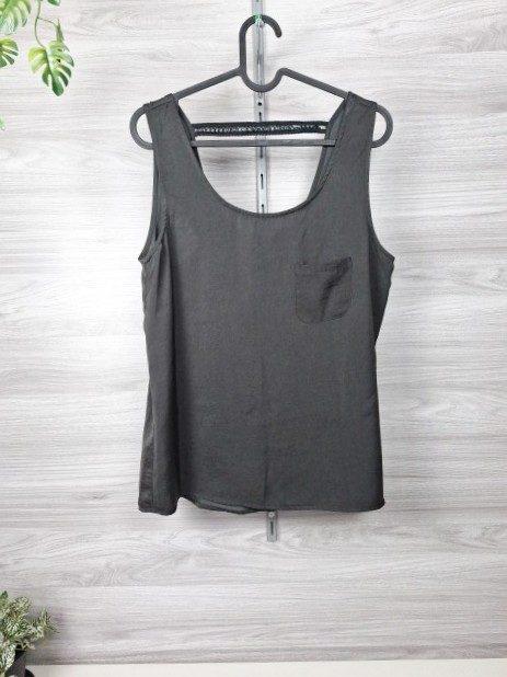 ONLY Blusentop Bluse Tanktop Ketten-Detail Brusttasche 36