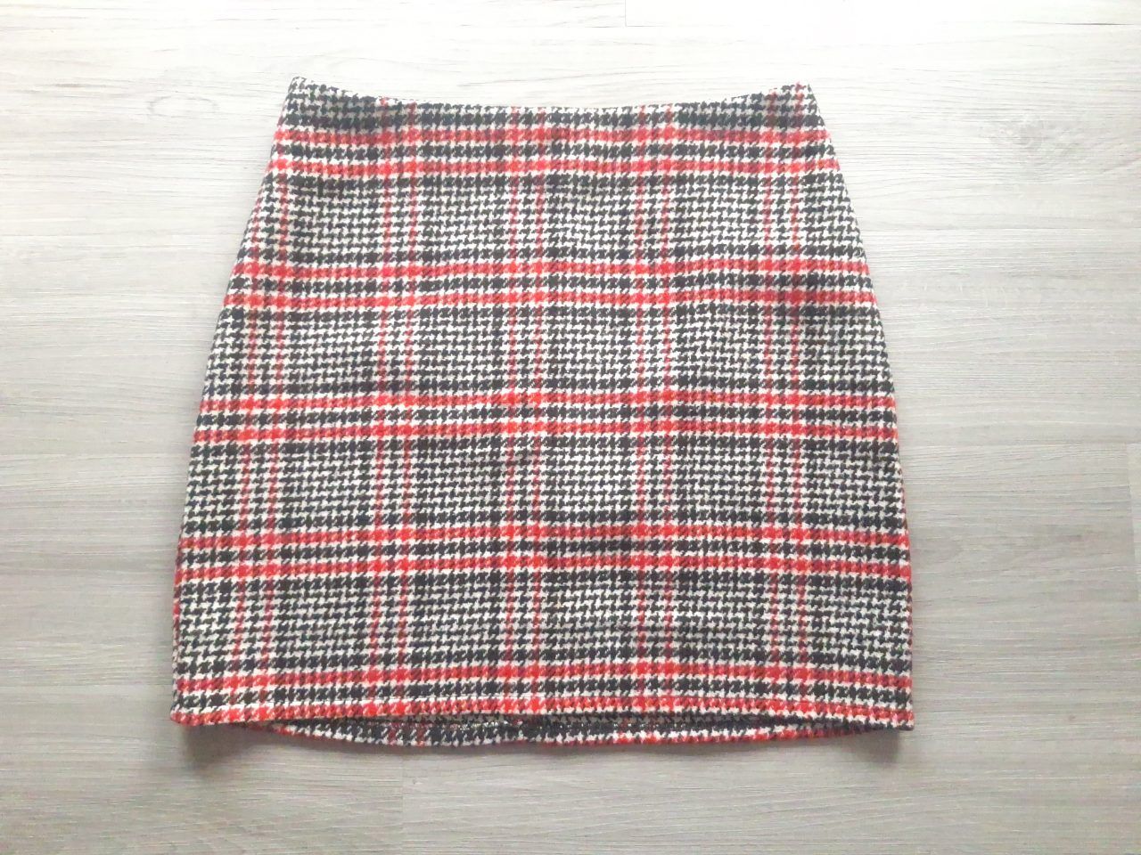 Primark Primark Minirock Karorock Glencheck Tartan Bleistiftrock Wolloptik 36 Size S