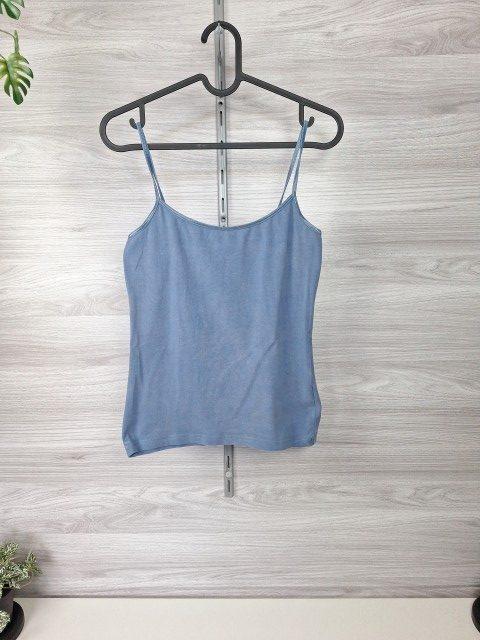 H&M H&M Divided Spaghettiträgertop Trägertop Tanktop Basictop Sommertop Shirt Gr 36 Size S