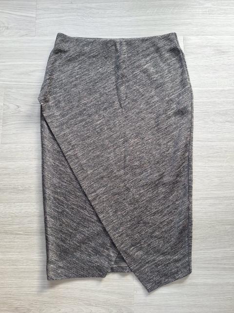 H&M H&M Midirock Wickelrock asymmetrisch Wickeloptik figurbetont 36 Size S