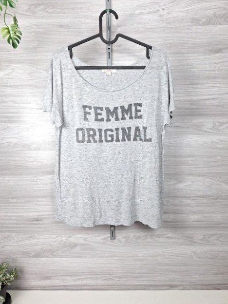 SHE She T-Shirt Statementshirt Printshirt Femme Original Kurzarm 36 Size S